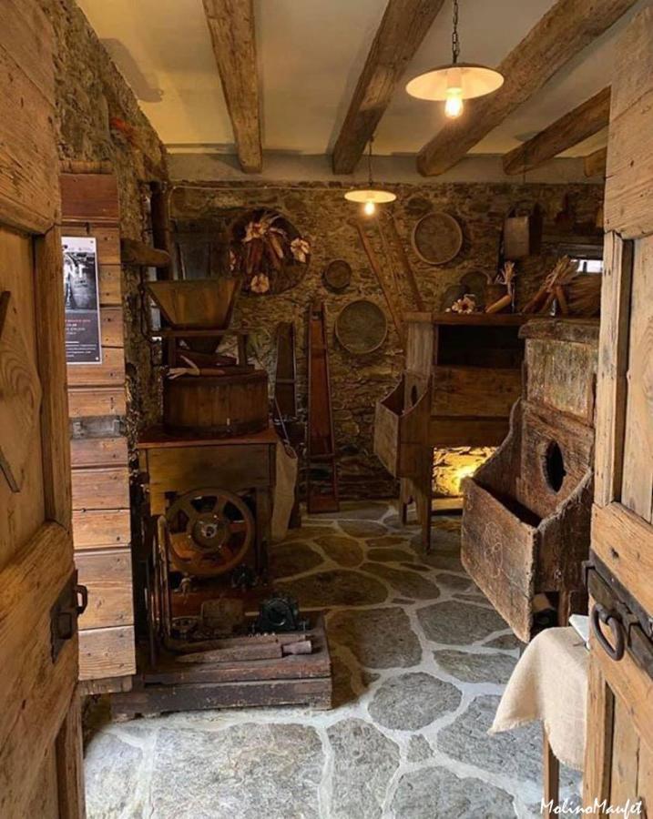 La Roggia - Lake Como Heritage Home In Molino Maufet Watermill - Patio On The Garden 科利科 外观 照片