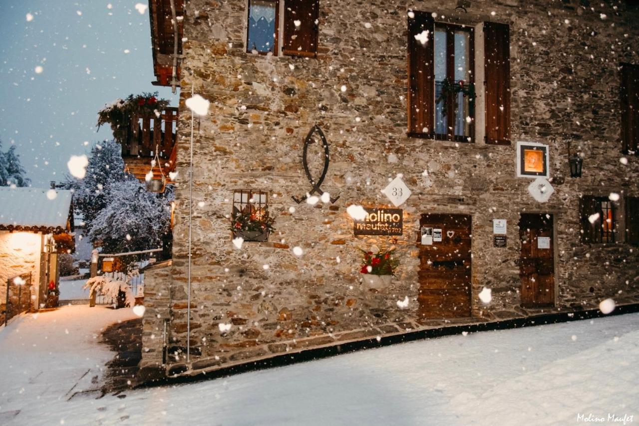 La Roggia - Lake Como Heritage Home In Molino Maufet Watermill - Patio On The Garden 科利科 外观 照片