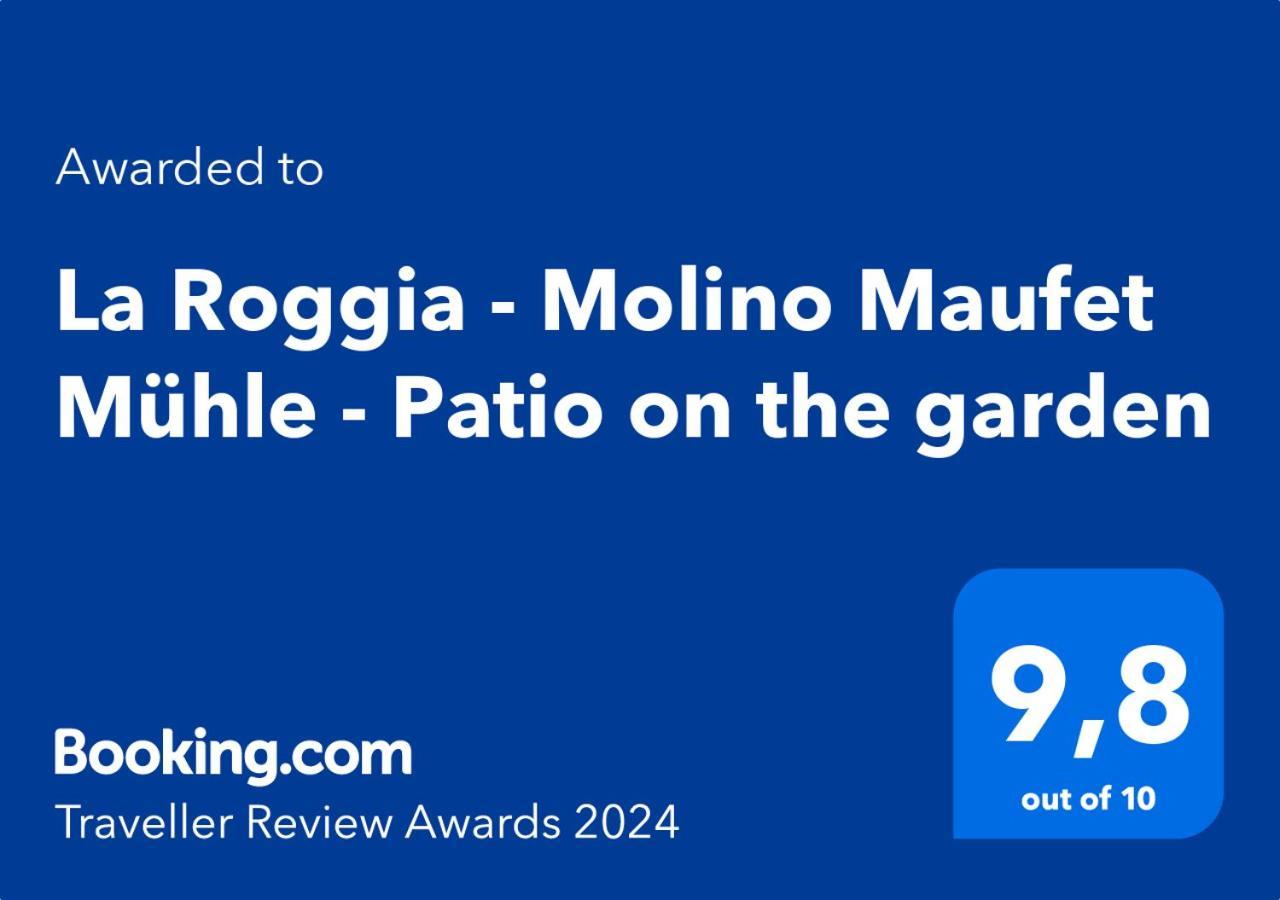 La Roggia - Lake Como Heritage Home In Molino Maufet Watermill - Patio On The Garden 科利科 外观 照片