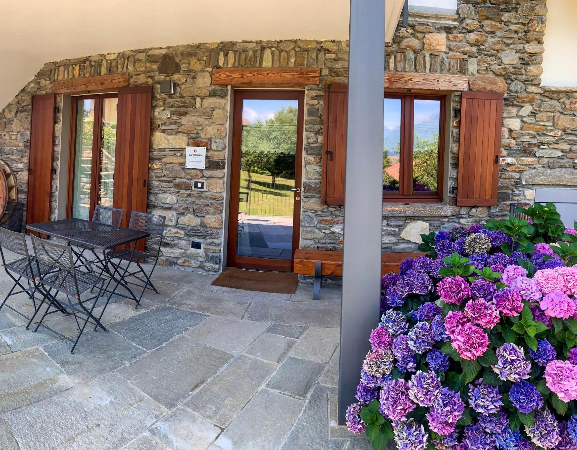 La Roggia - Lake Como Heritage Home In Molino Maufet Watermill - Patio On The Garden 科利科 外观 照片